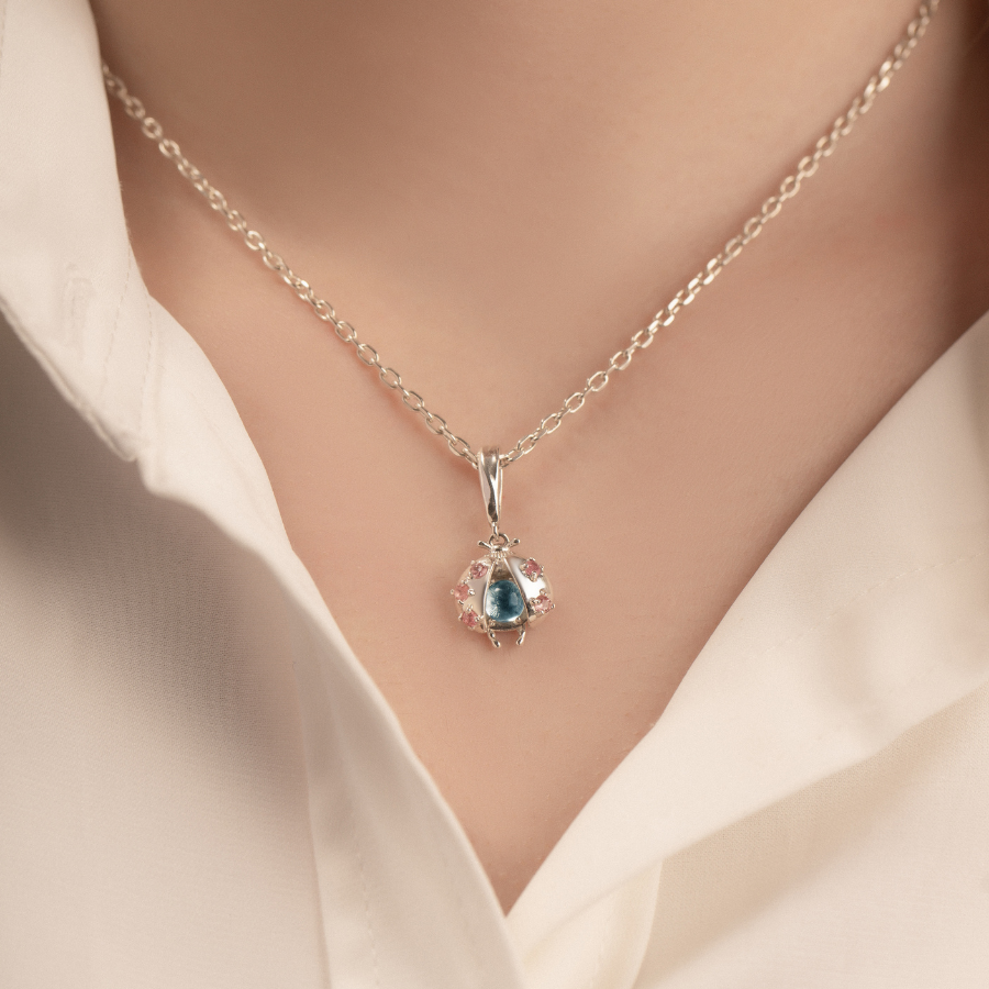 Blue Amoria Pendant - Gratia OfTheSun