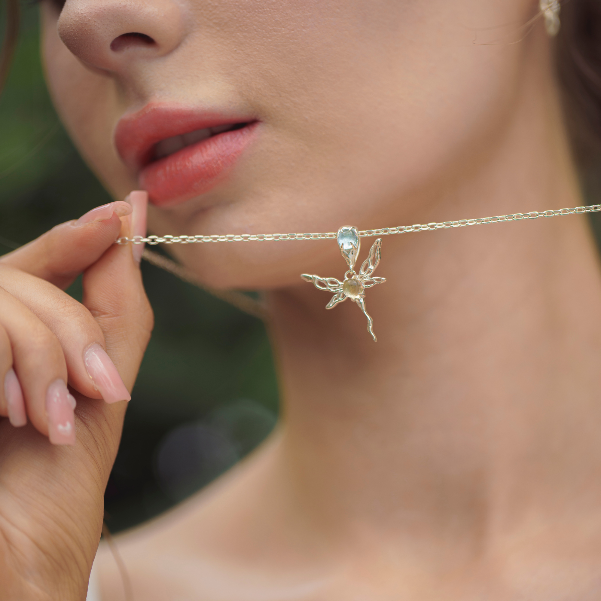 Zephyr Blue Topaz Pendant - InBloom OfTheSun