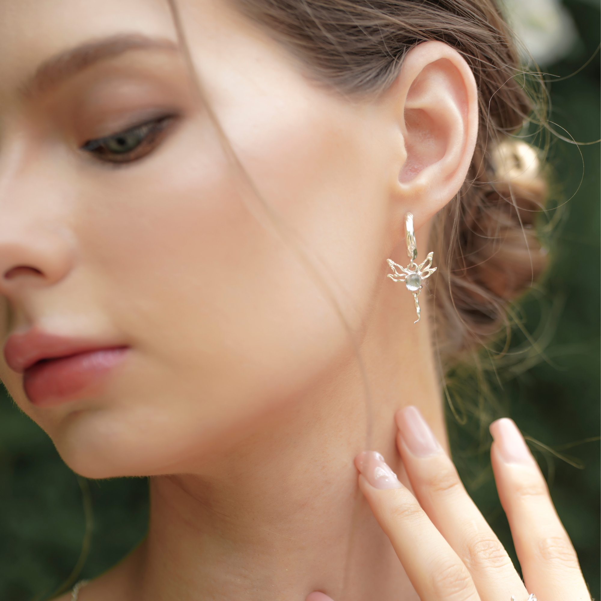 RayFlutter Blue Topaz Earrings - InBloom OfTheSun