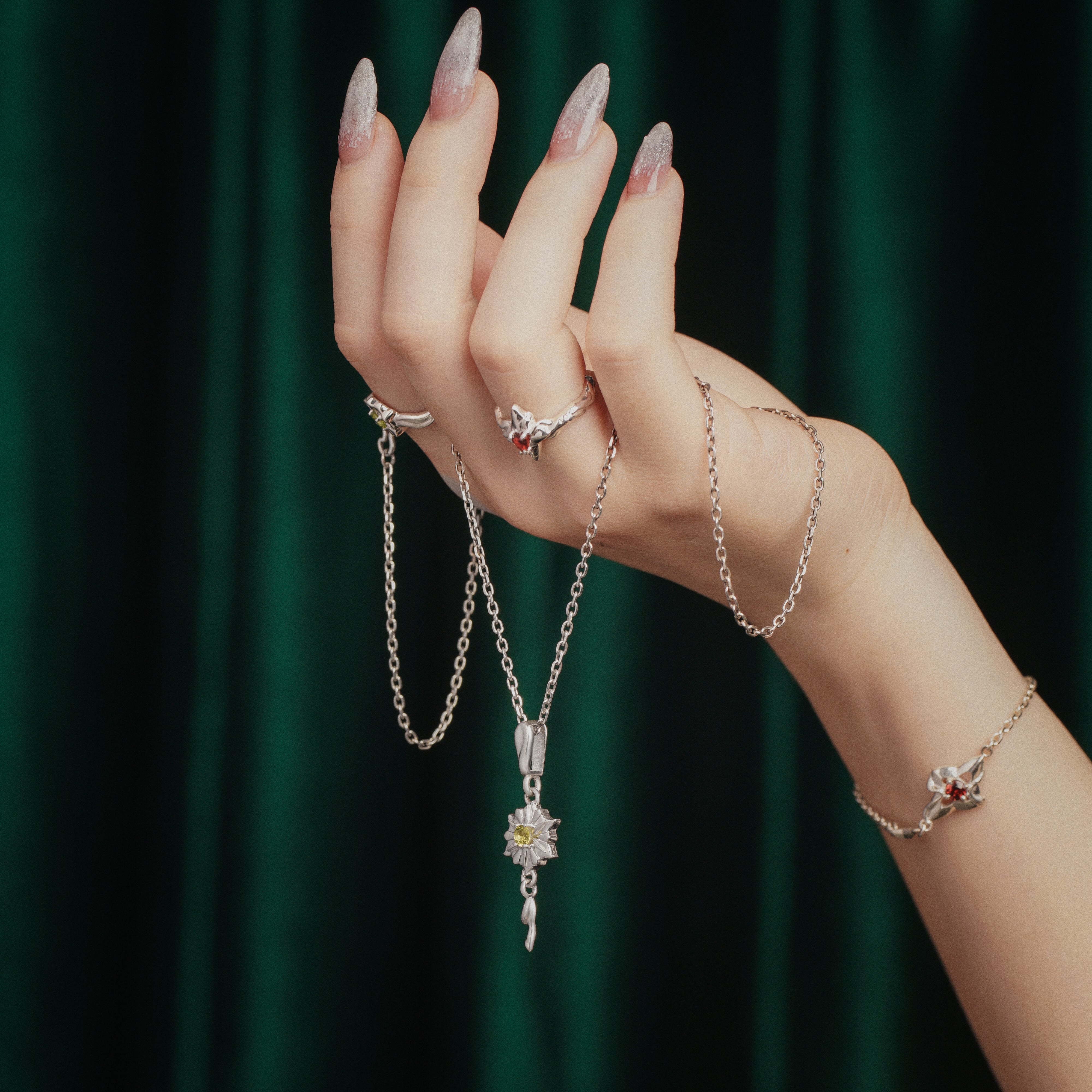 Twilight Snowdrop Pendant Ofthesun