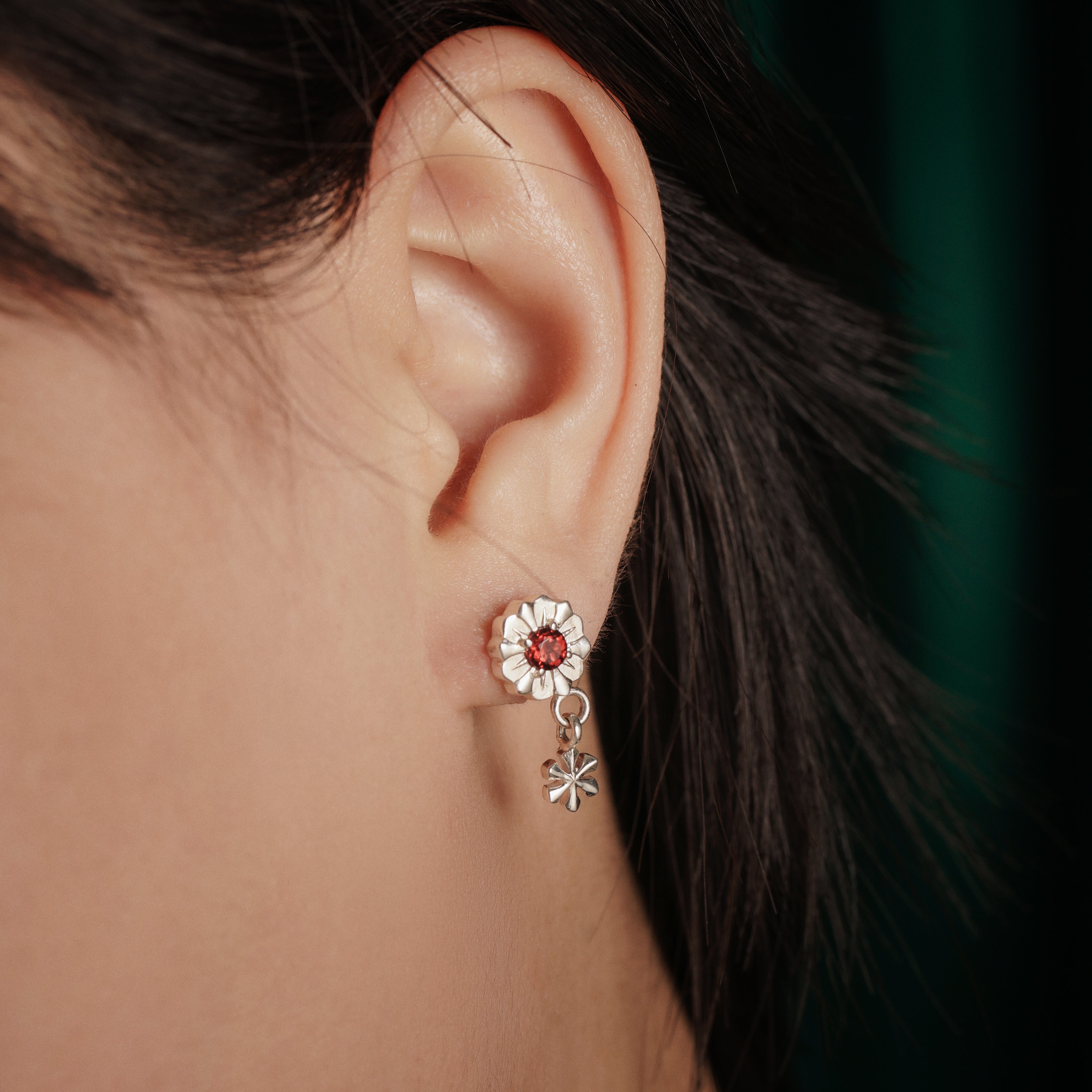 Crystal Blizzard Earrings Ofthesun