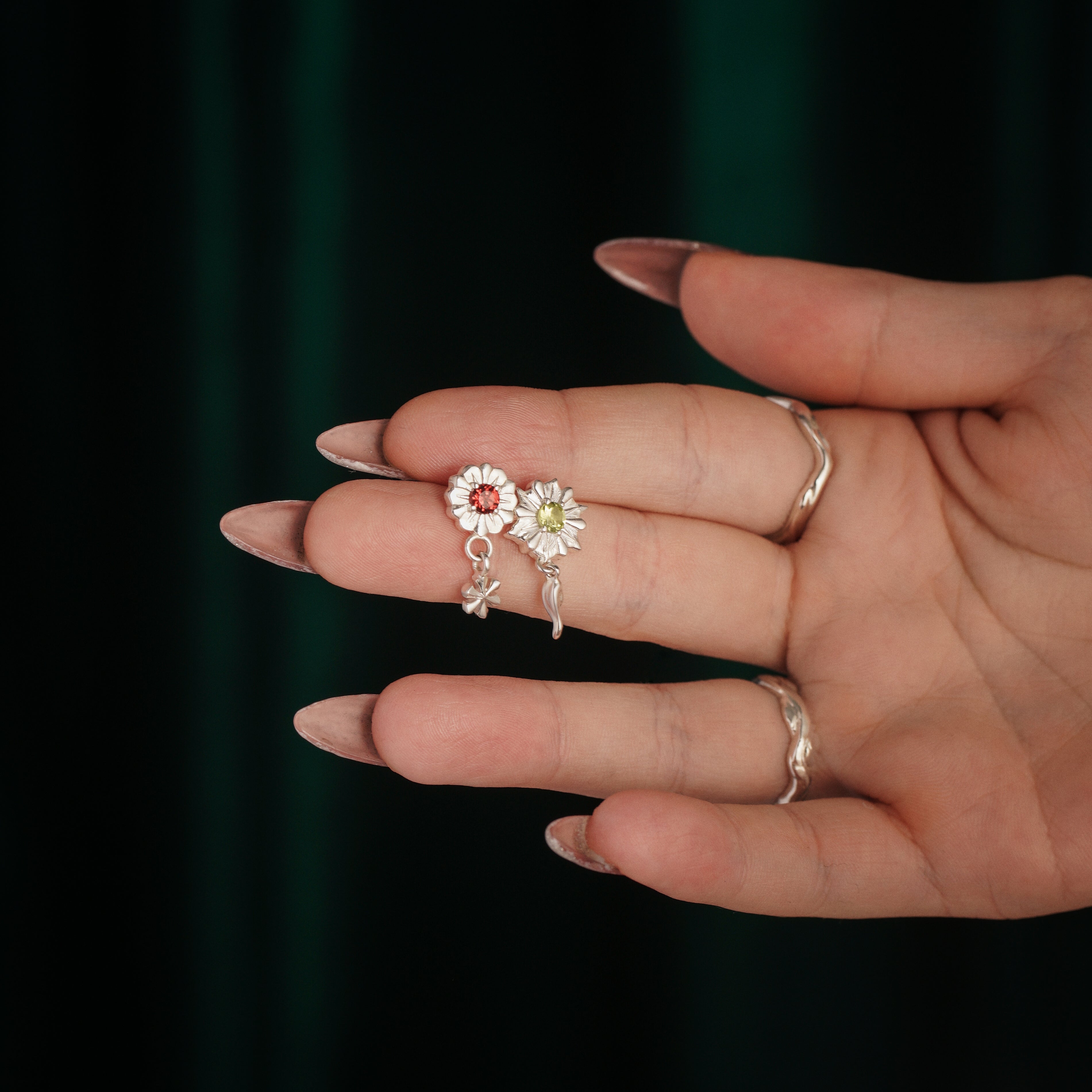 Whisper of Winter Earrings - Glacial Ofthesun