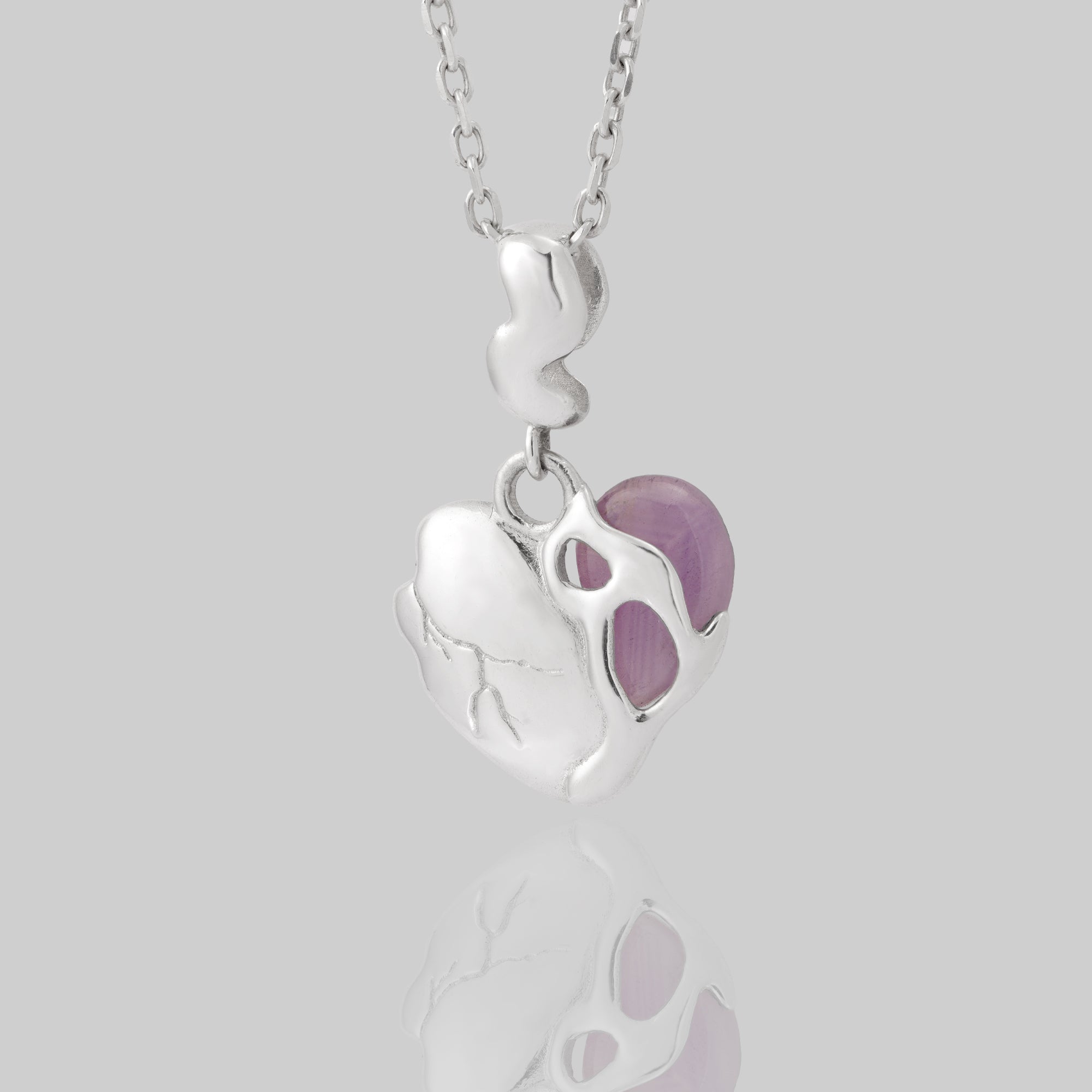 Quartz Pendant - Heart Ofthesun