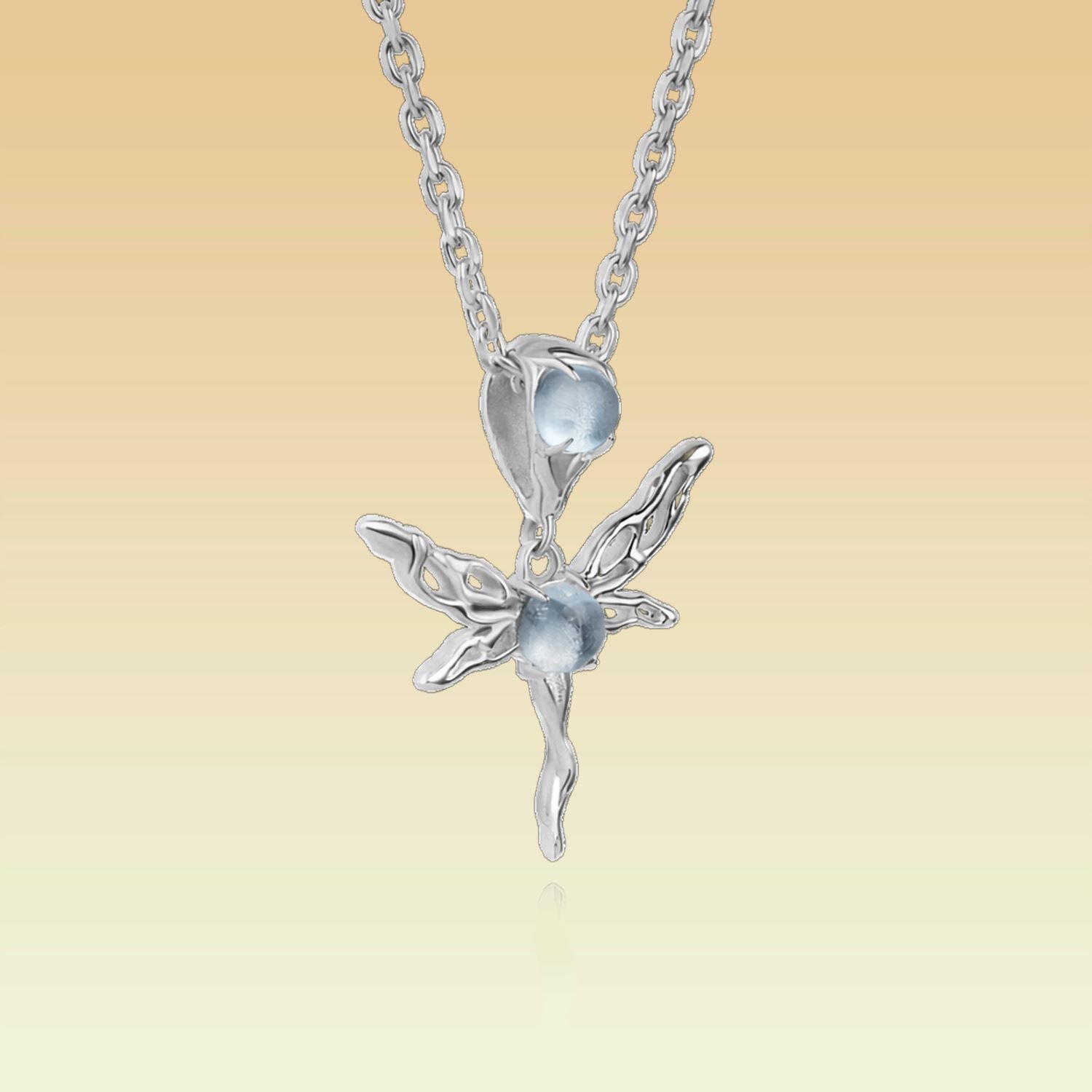 Zephyr Blue Topaz Pendant - InBloom OfTheSun