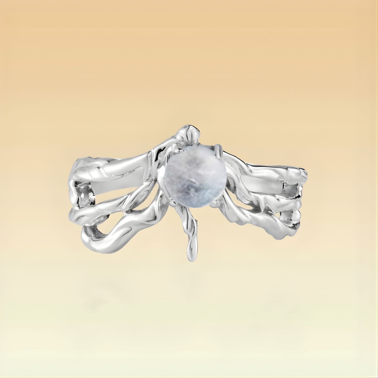 Aero Moonstone Ring - InBloom OfTheSun