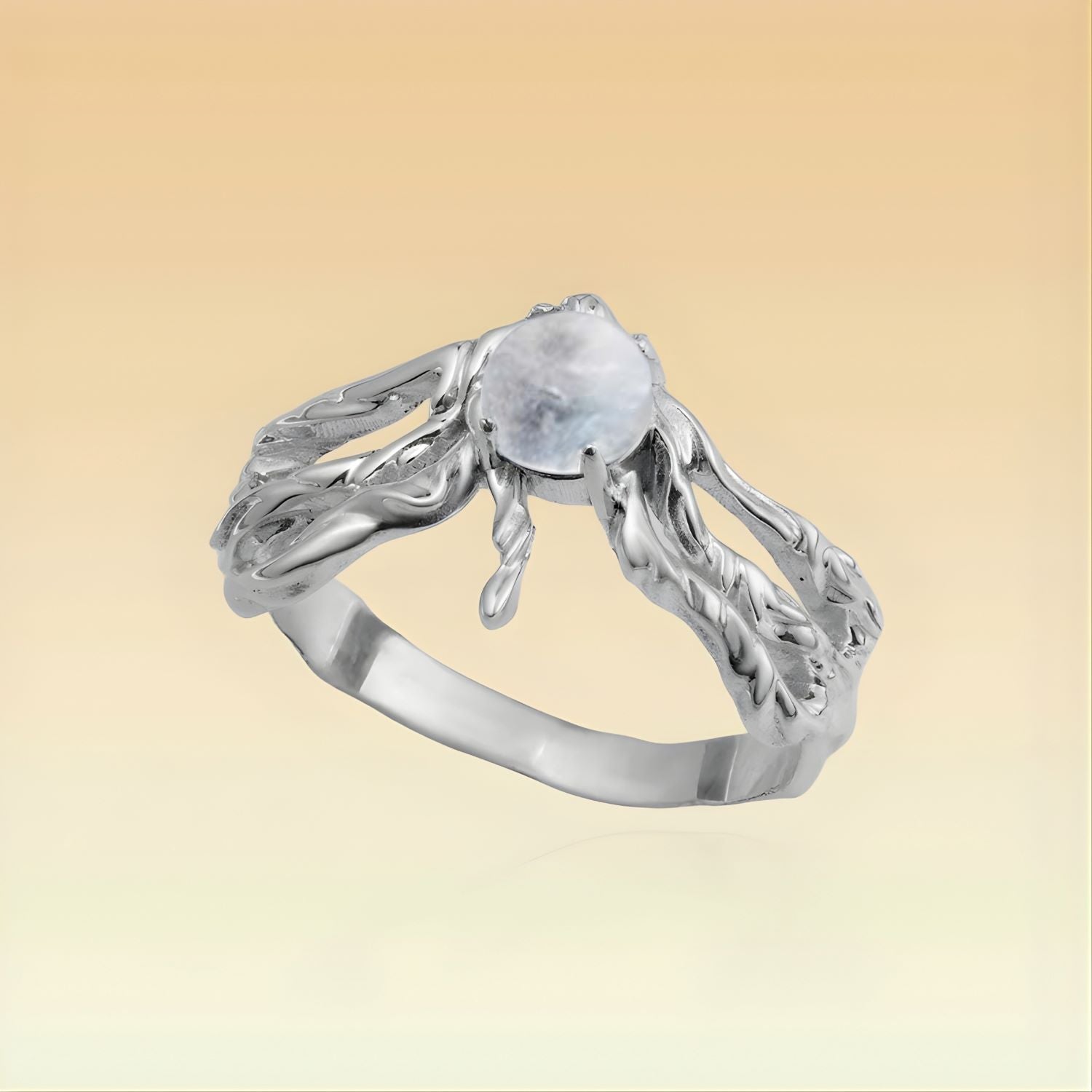 Aero Moonstone Ring - InBloom OfTheSun
