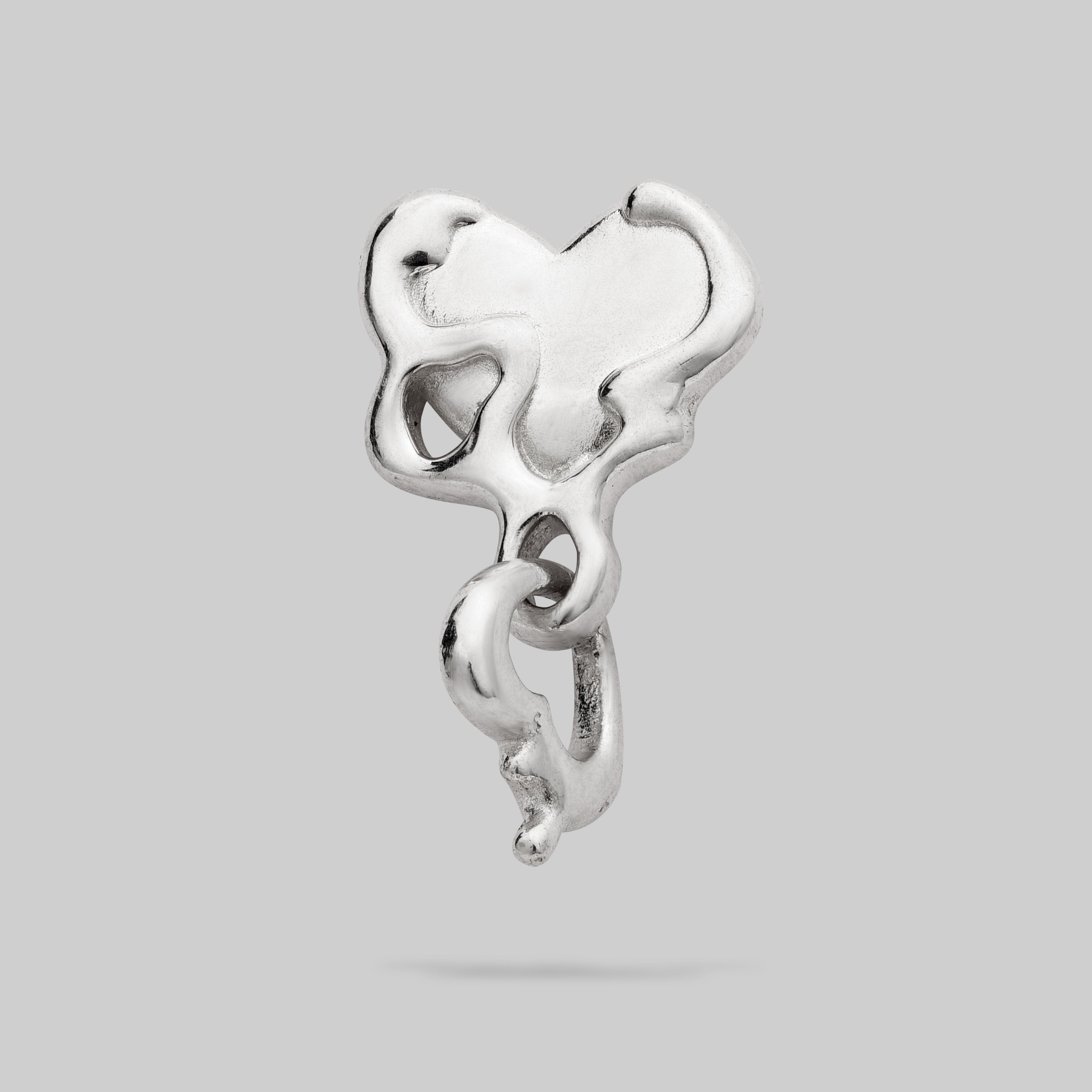 Reverse Earring - Heart Ofthesun