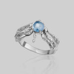 Aero Blue Topaz Ring - InBloom OfTheSun