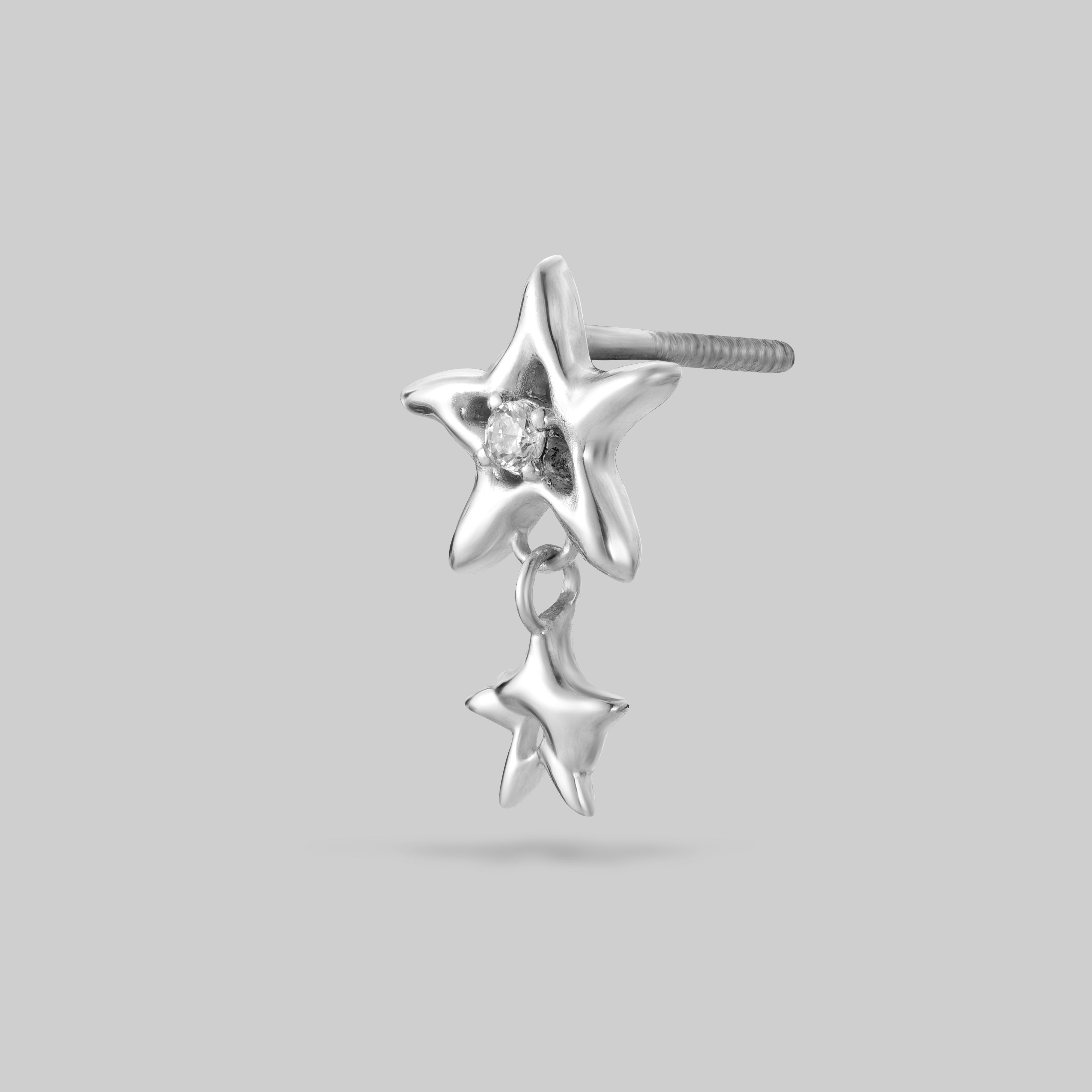 Sparkling Star Drop Earring - Sea OfTheSun