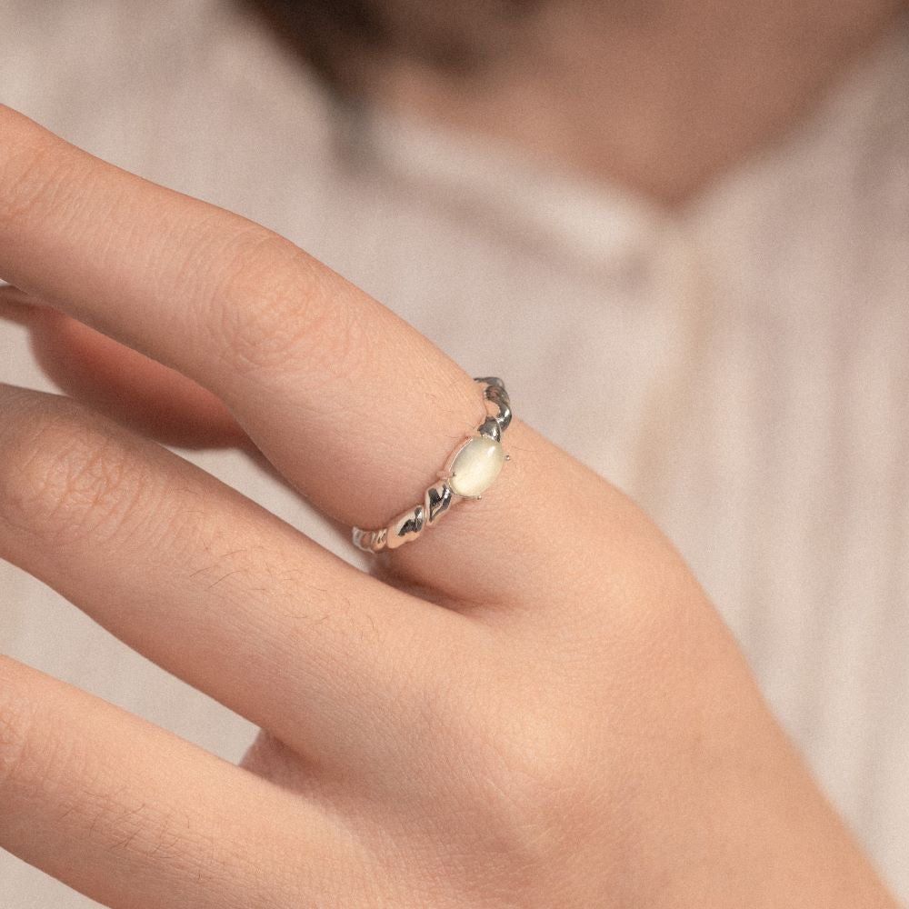 Twist Gem Ring - OfTheSun