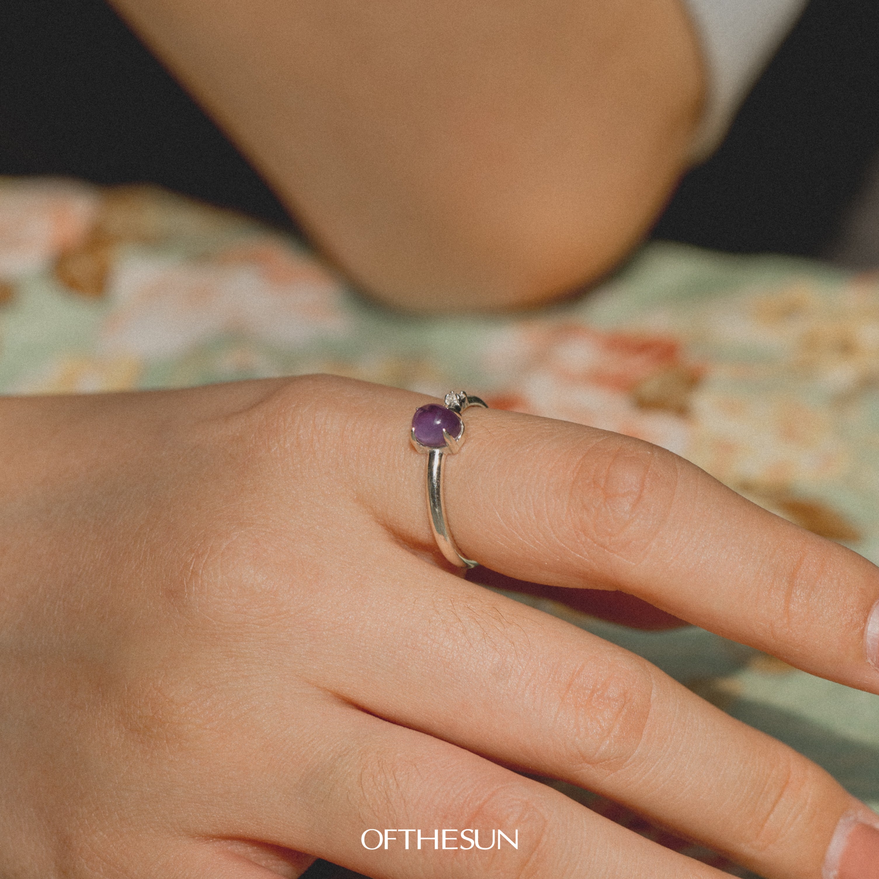 Navaa CZ Amethyst Ring Ofthesun