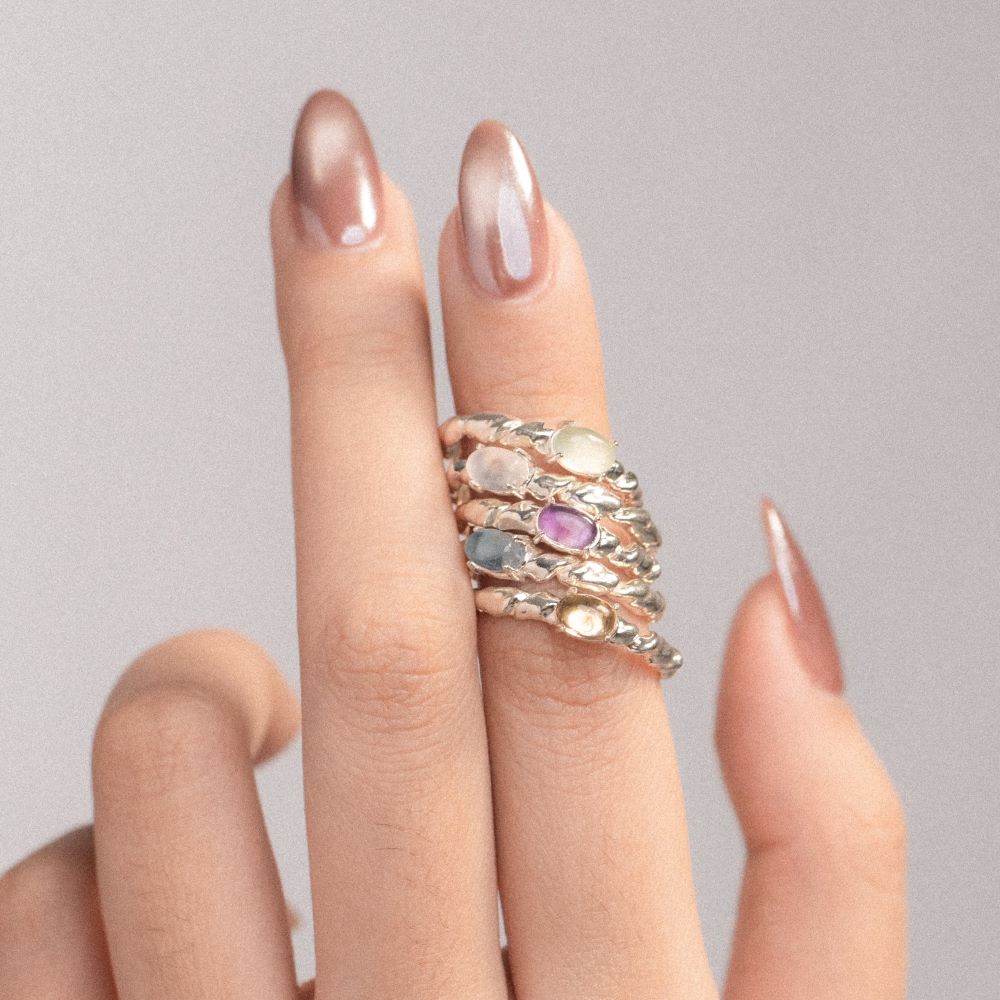 Twist Gem Ring - OfTheSun